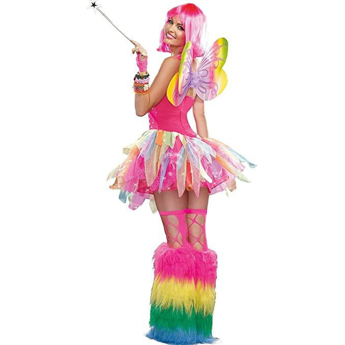 RAINBOW FAIRY WOMAN COSTUME