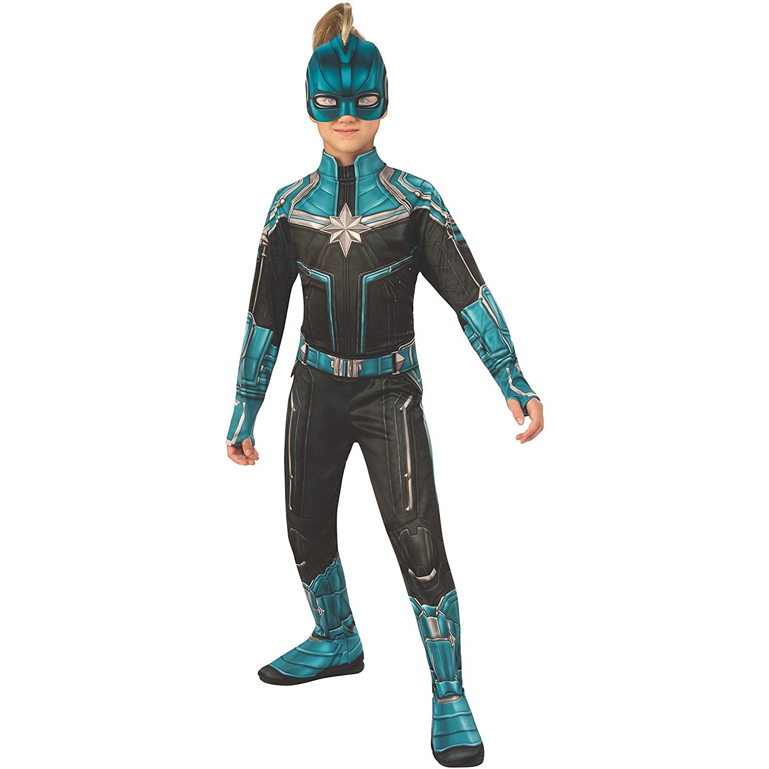 CAPTAIN MARVEL BLUE GIRL COSTUME
