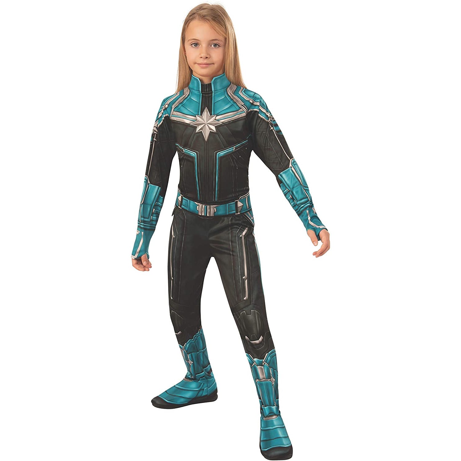 CAPTAIN MARVEL BLUE GIRL COSTUME