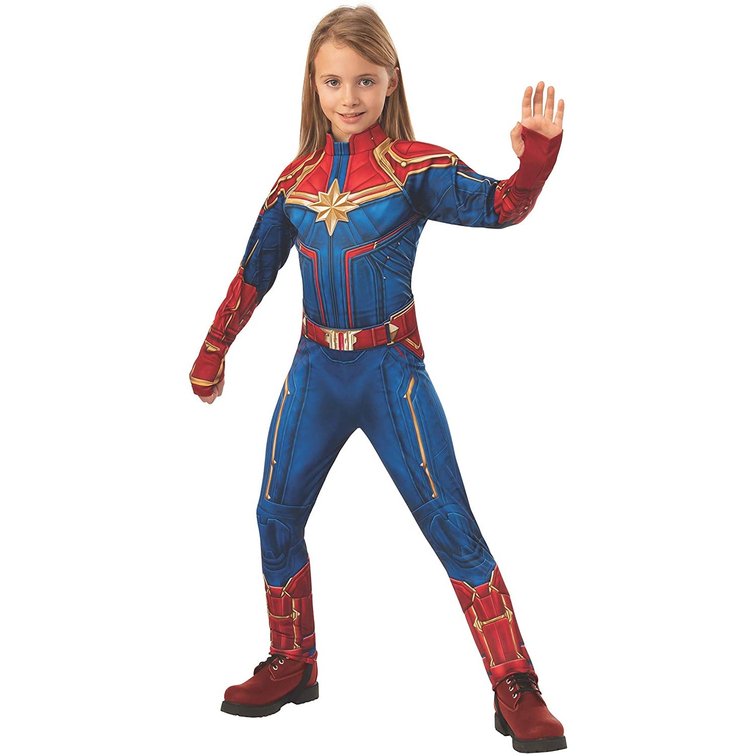 CAPTAIN MARVEL 3D MOLDED GIRL COSTUME