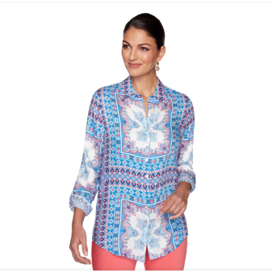 BLUSA DE BOTONES CON MANGAS LARGAS CAPRIMU RUBY RD