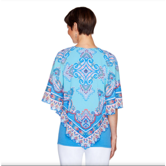 BLUSA MANGA LARGA TURMULTICOLOR RUBY RD