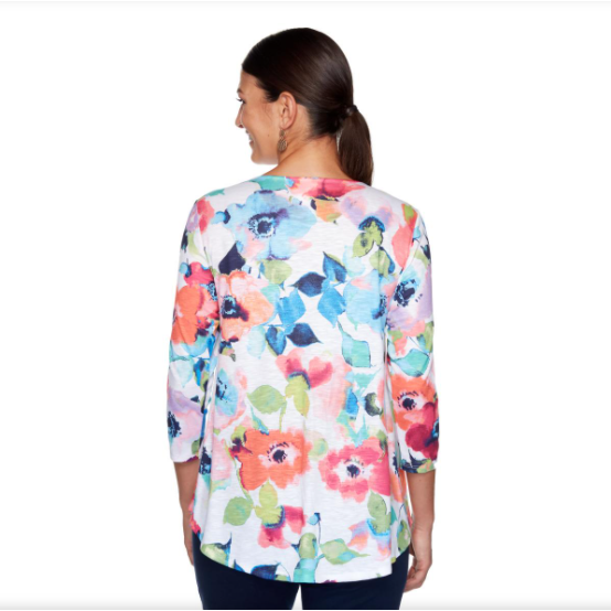 BLUSA GERAN MULTICOLOR MANGA LARGA RUBY RD
