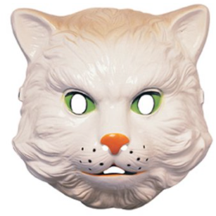 WHITE CAT MASK
