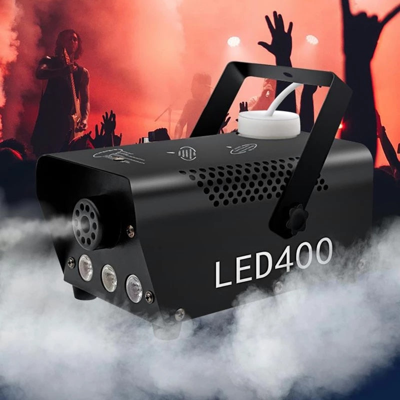 Máquina de niebla mini de 400 W con mando a distancia con cable (75488)