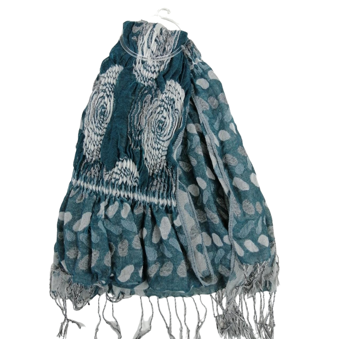 Green/White Scarf