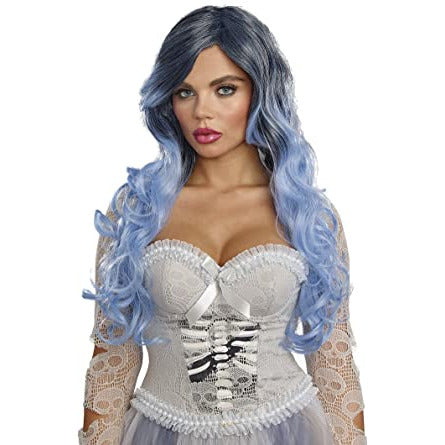 SILVER BLUE WIG