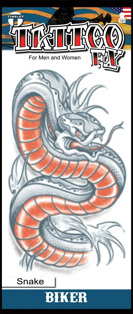 Tattoo Biker Snake