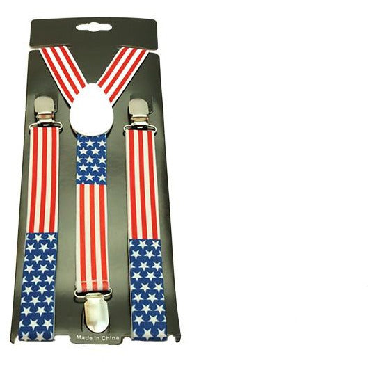 SUSPENDERS STAR & STRIPES