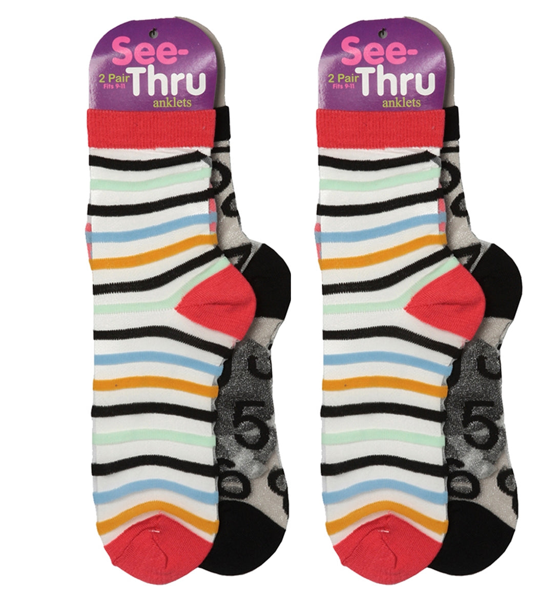 Women's See Thru Anklet's Socks