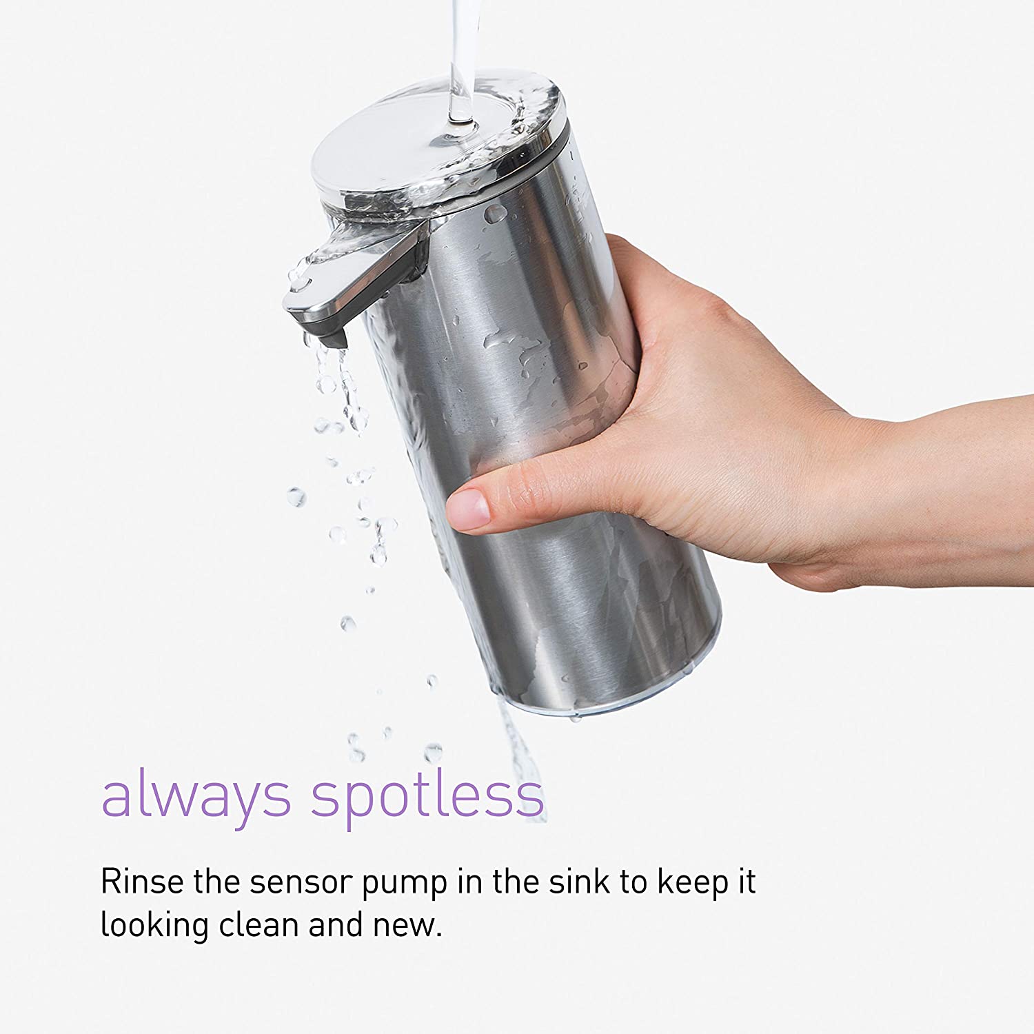 Touch-free Sensor Pump Brass Stainless Steel