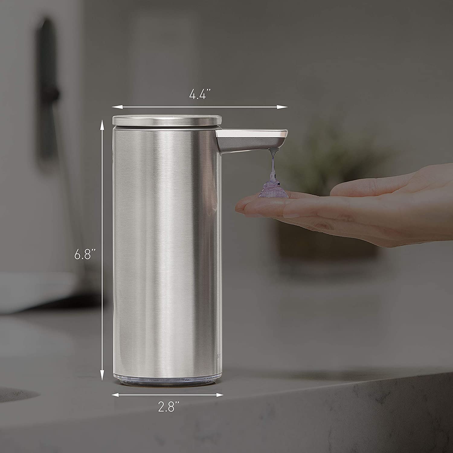 Touch-free Sensor Pump Brass Stainless Steel