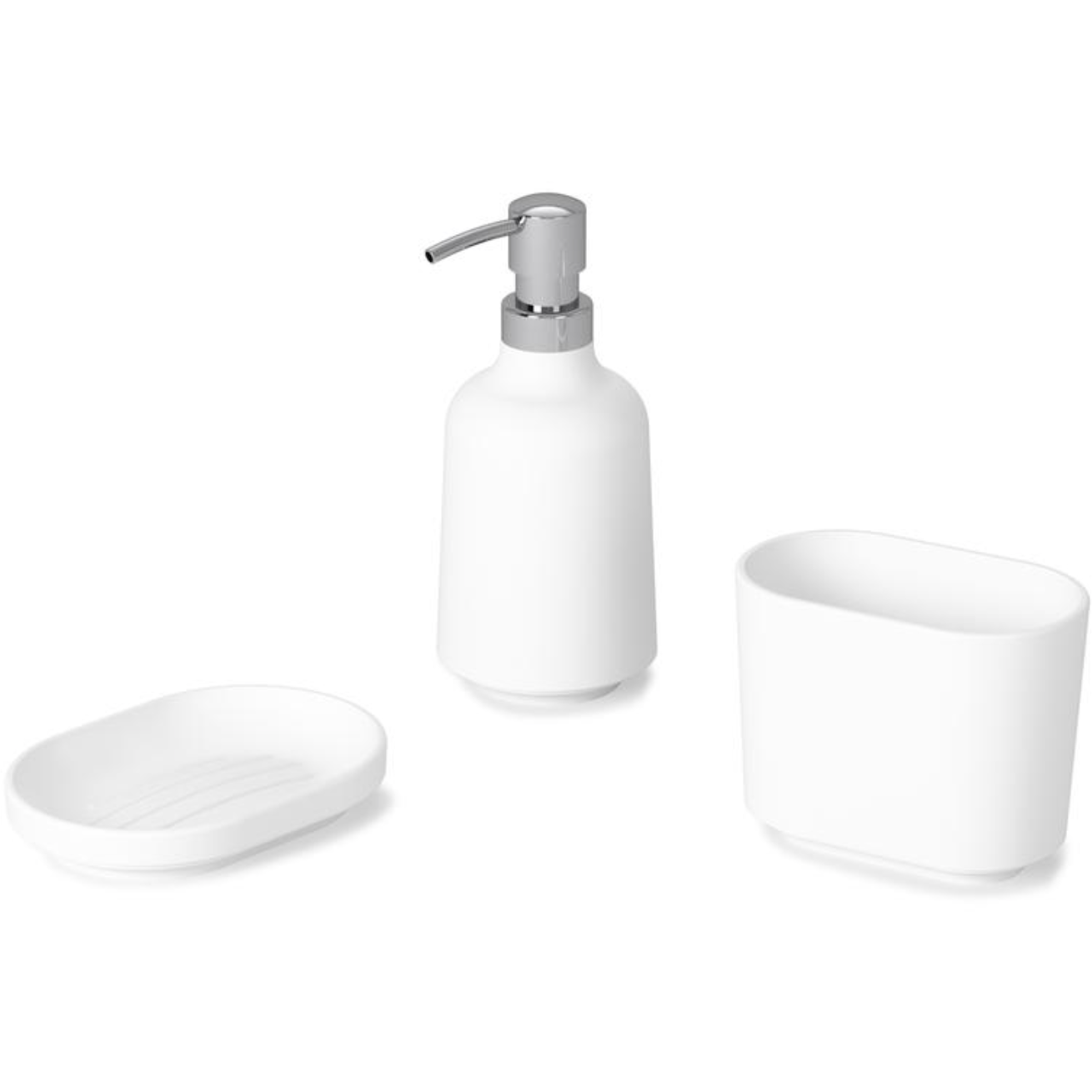 STEP SOAP PUMP WHITE