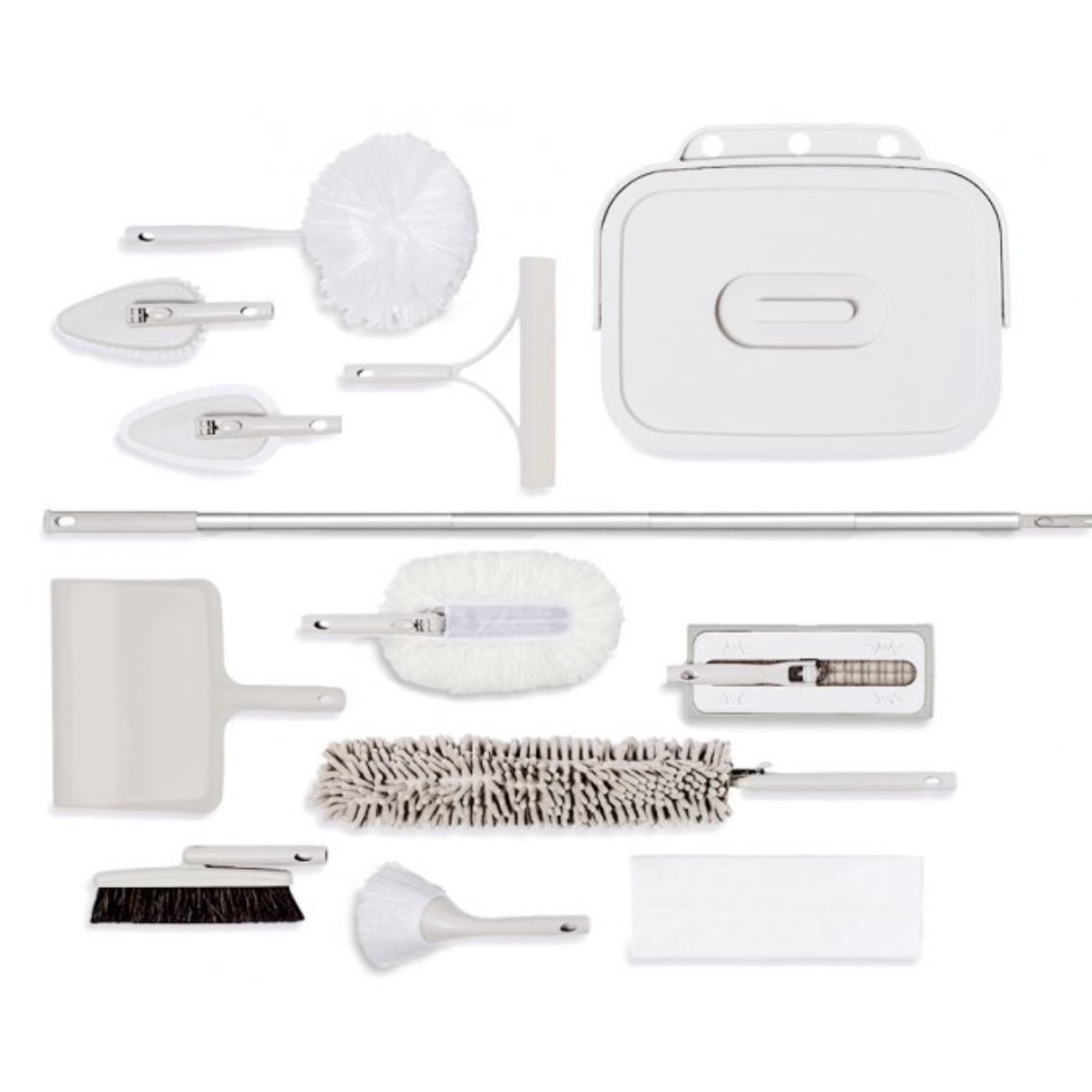 One Handle Multiple Cleaning Solutions White