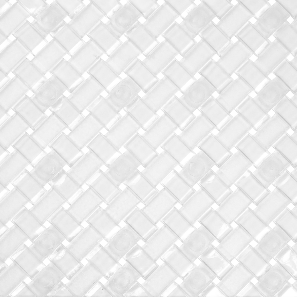 Alfombra de ducha transparente 30.7" x 15"