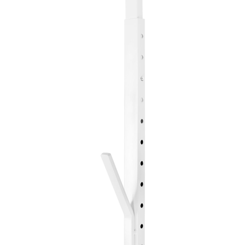 White Adjustable OTD Hook 12" x 4" x 14.5"-24.5"H