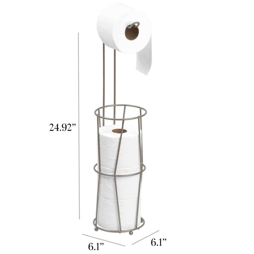 Satin Toilet Paper Reserve and Dispenser