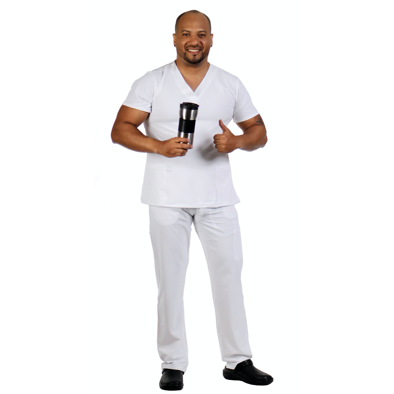 UNIFORME STRECH BLANCO - WHITE