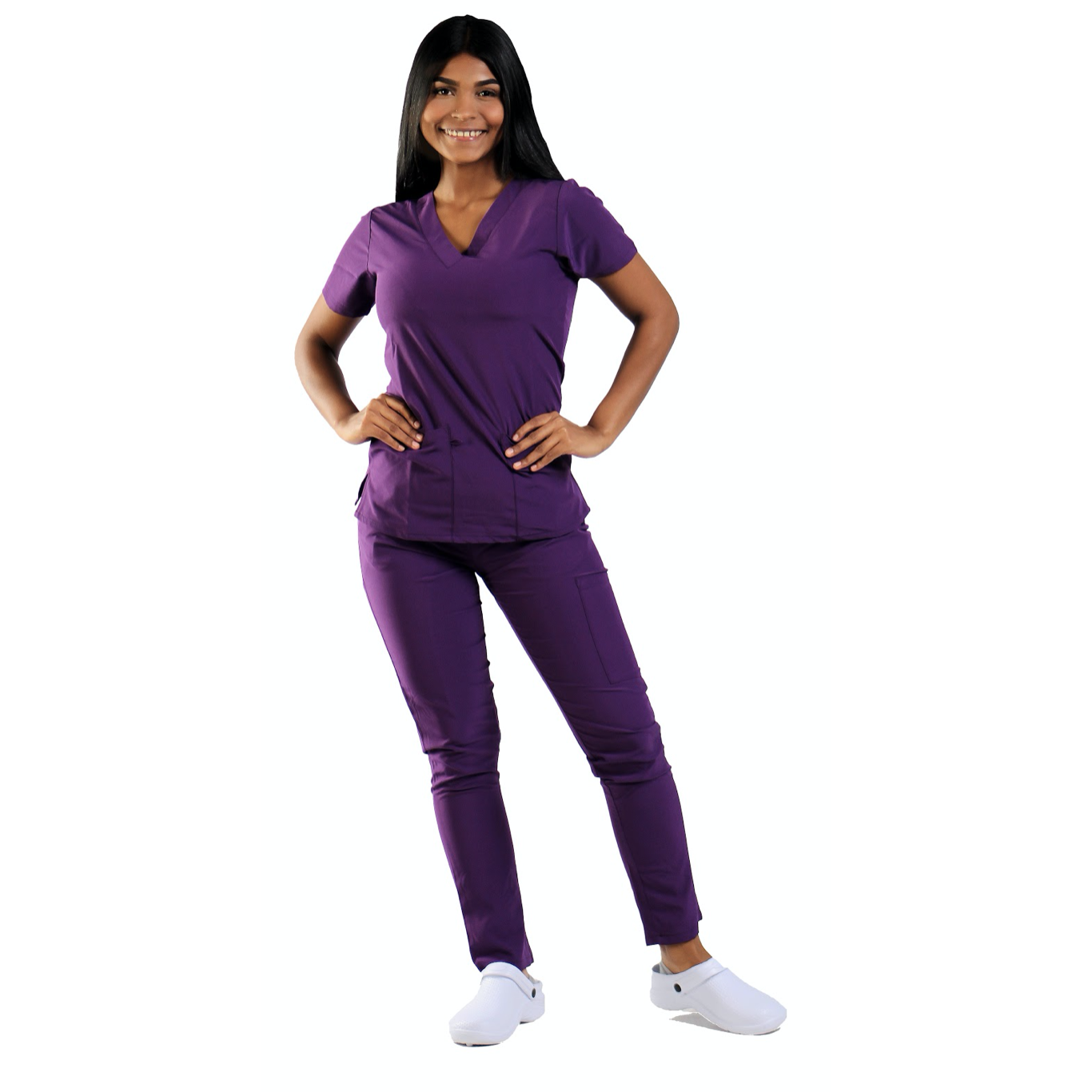 UNIFORME STRECH MORADO LOTO