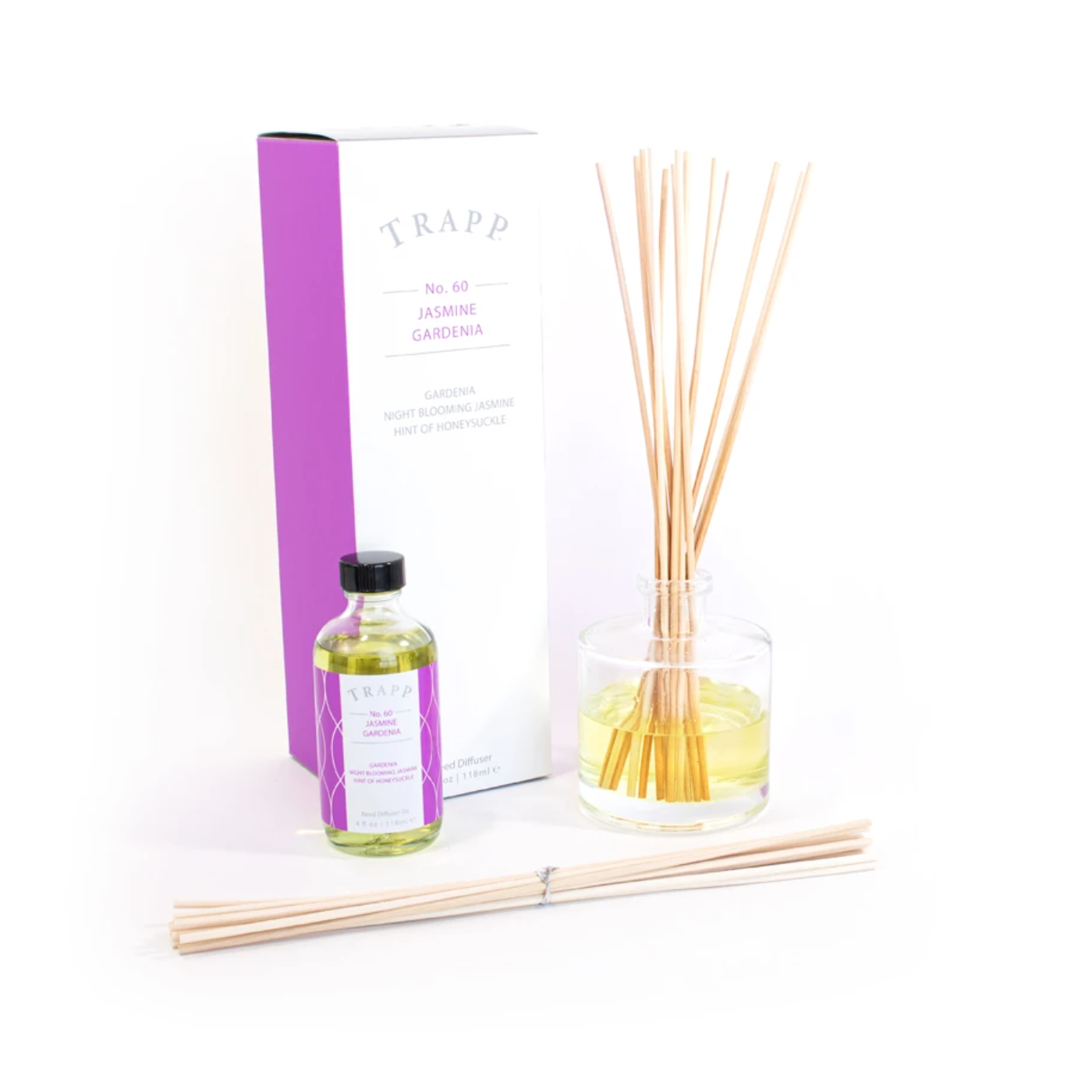 No 60 Reed Diffuser Kit Jasmine Gardenia 4oz