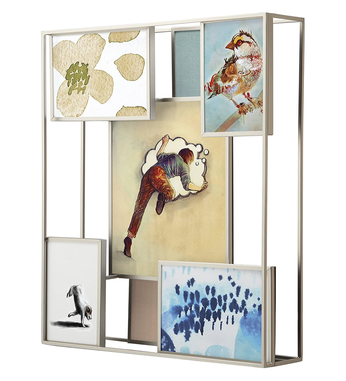 Umbra Matrix 7-Opening Wall Frame in 2 colors
