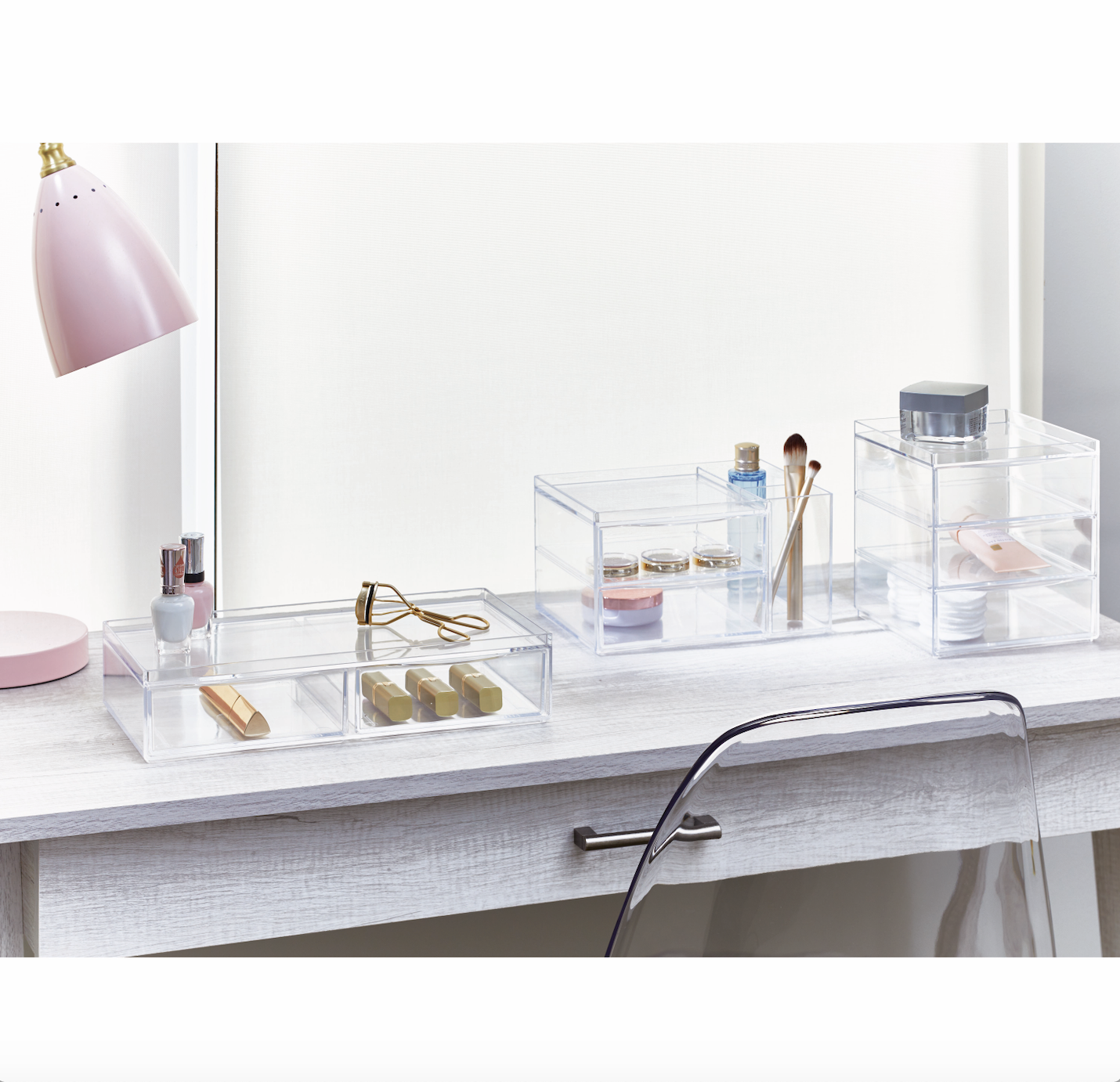 2 Drawers Cosmetic Organizer