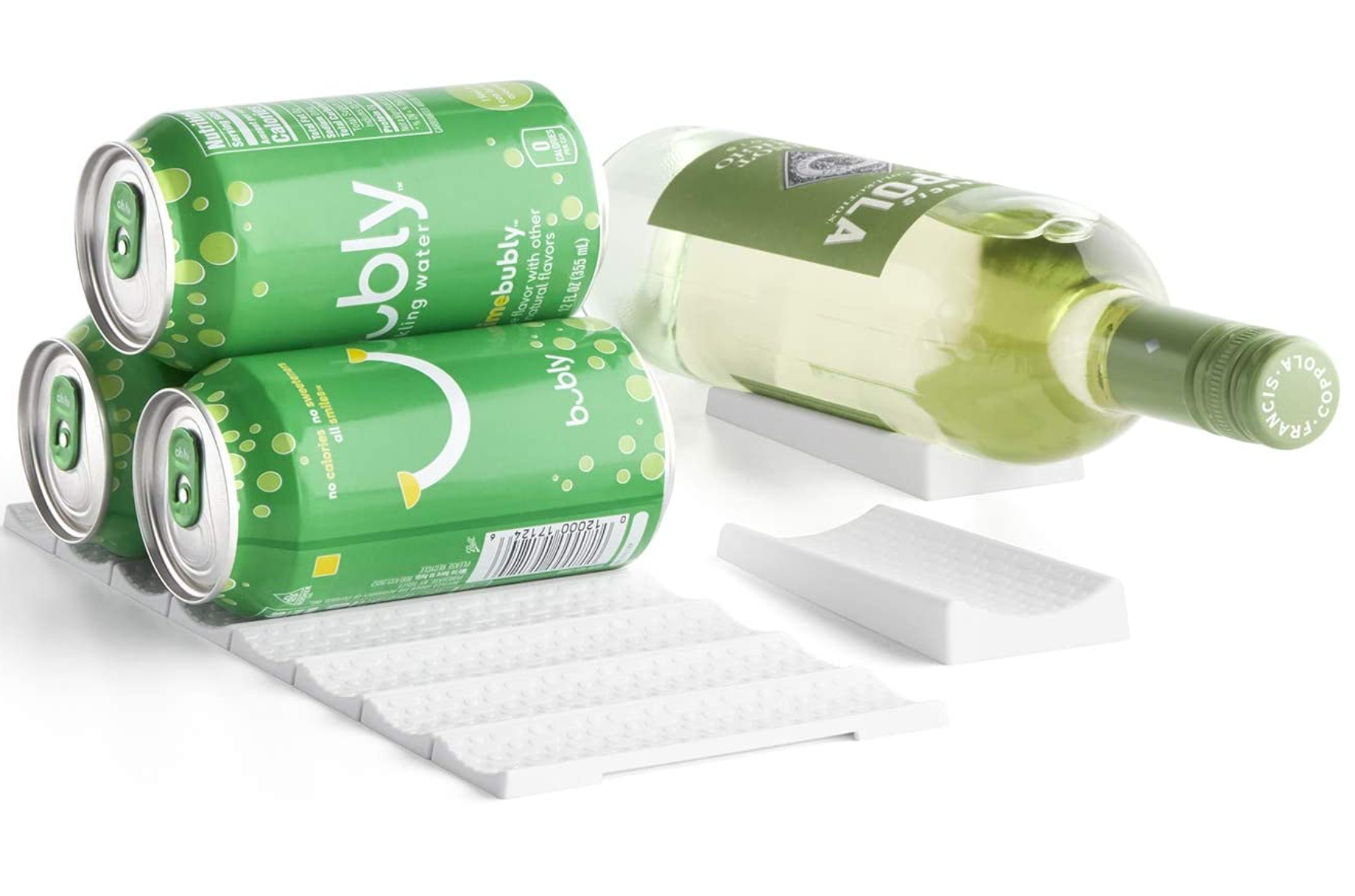 FRIDGE VIEW CAN & BOTTLE STACKERS 16 PIECE