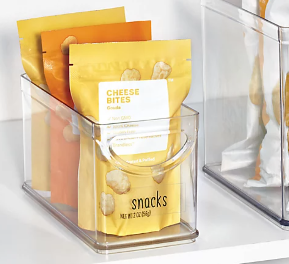 CLEAR ADHESIVE PANTRY LABELS SET 36