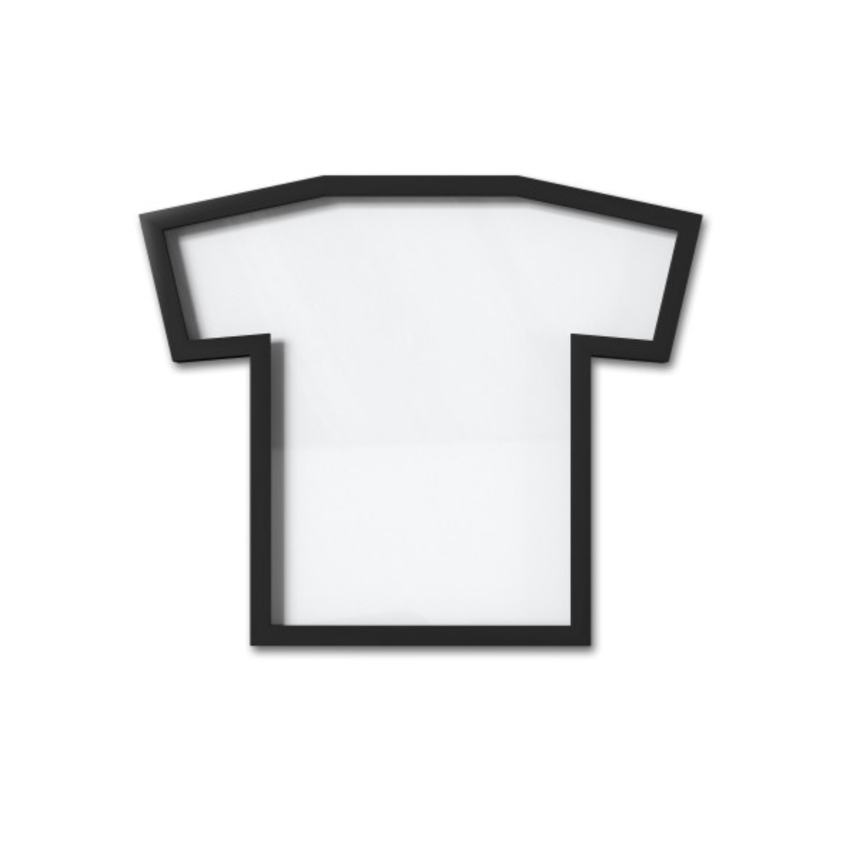 T-FRAME T-SHIRT DISPLAY SMALL BLACK