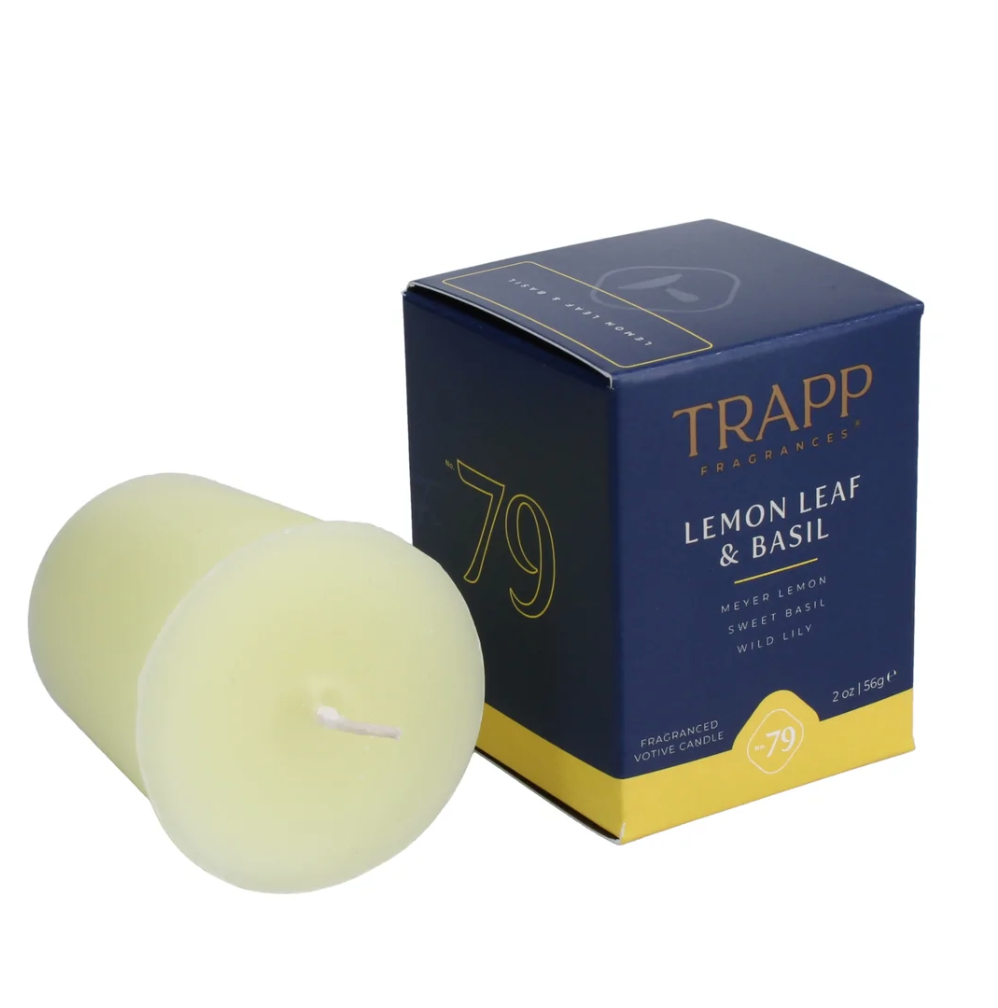 No. 79 Lemon Leaf & Basil 2 oz. Votive Candle