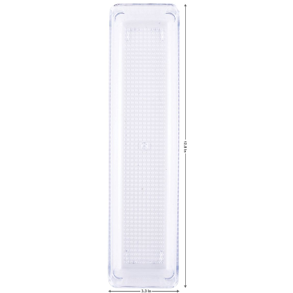 CLEAR STACKING ORGANIZER 12.8" x 3.3" x 2"