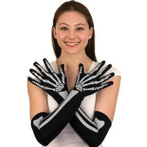 SKELETON PRINT GLOVES