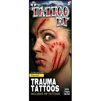 Trauma tattoos Mauled