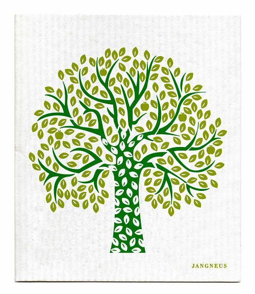 SWEDISH DISHCLOTH - TREE - GREEN