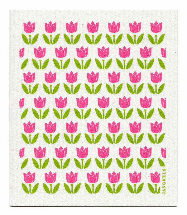 SWEDISH DISHCLOTH - TULIP SMALL - PINK