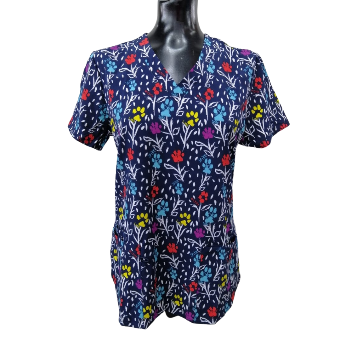 Printed Shirt Navy with flowers
