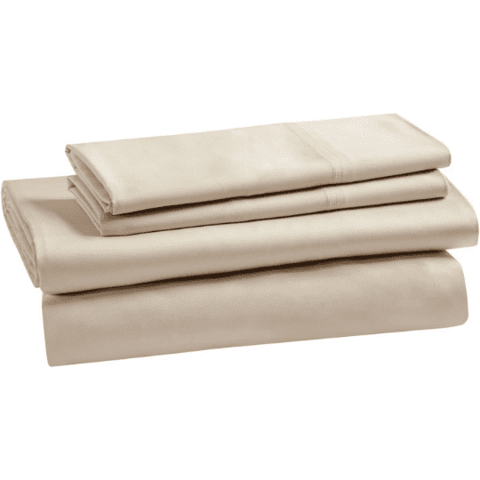 London Loft Leather Path 4PC Sheet Sand