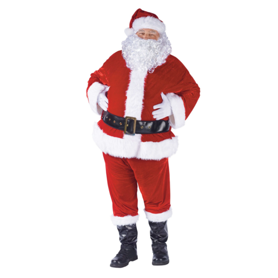 Complete Velour Santa Suit