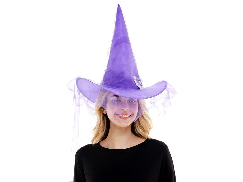 Hat-Halloween purple witch hat