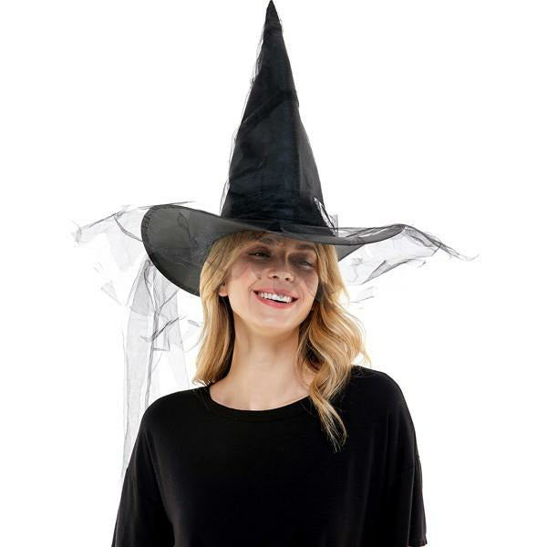 Hat-Halloween Black Witch Hat