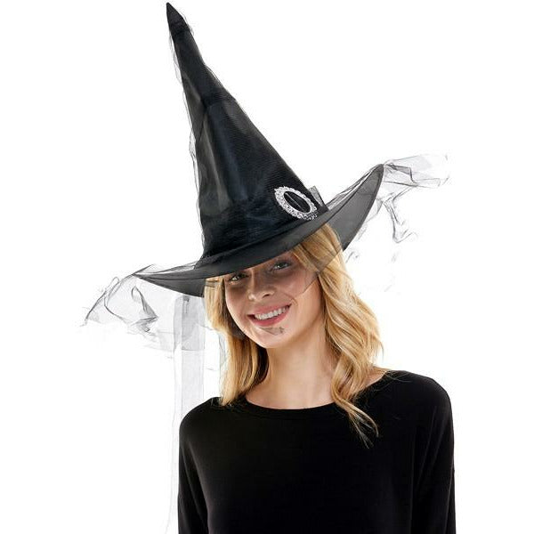 Hat-Halloween Black Witch Hat