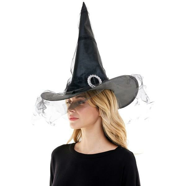 Hat-Halloween Black Witch Hat