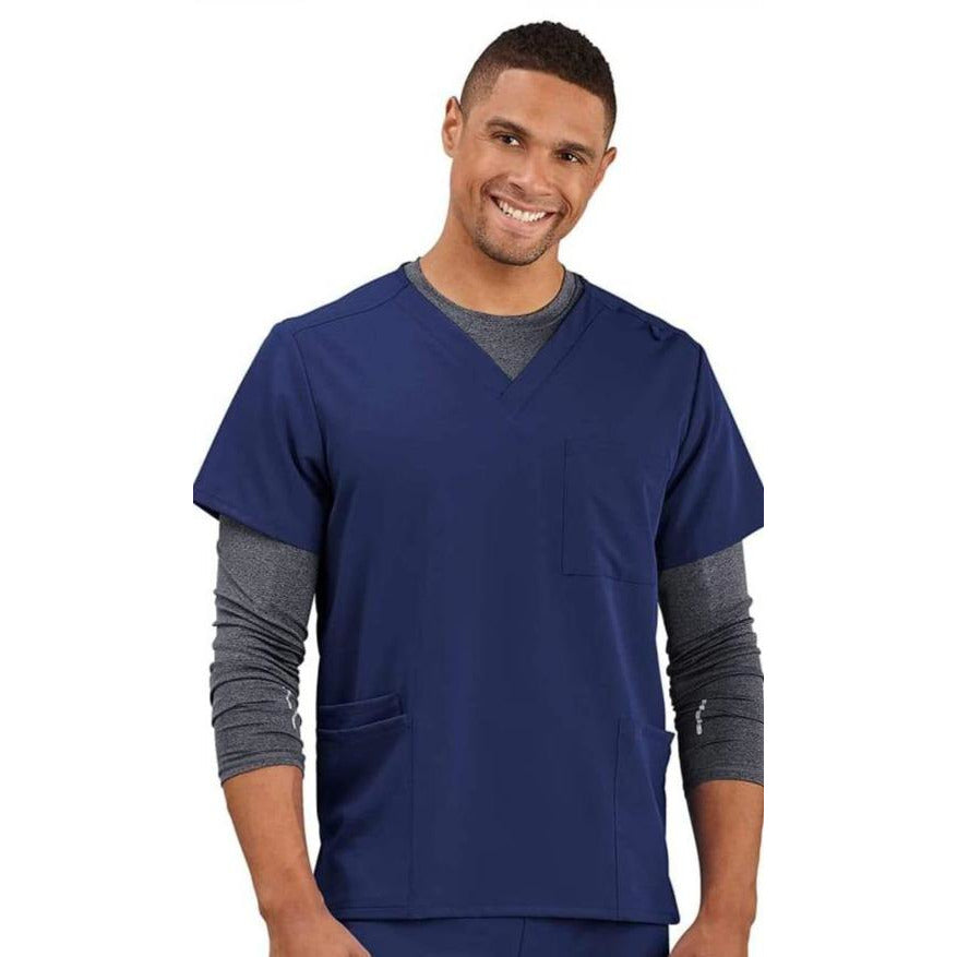 Uniforme Jockey Azul Marino con 4 bolsillos