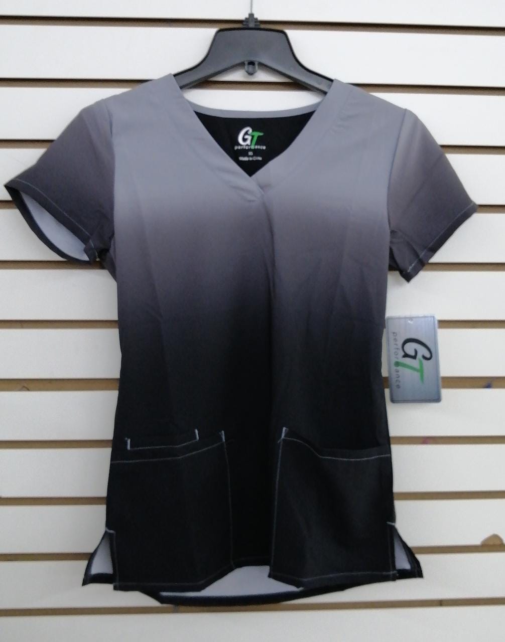 Printed Shirt Lt. Grey Black