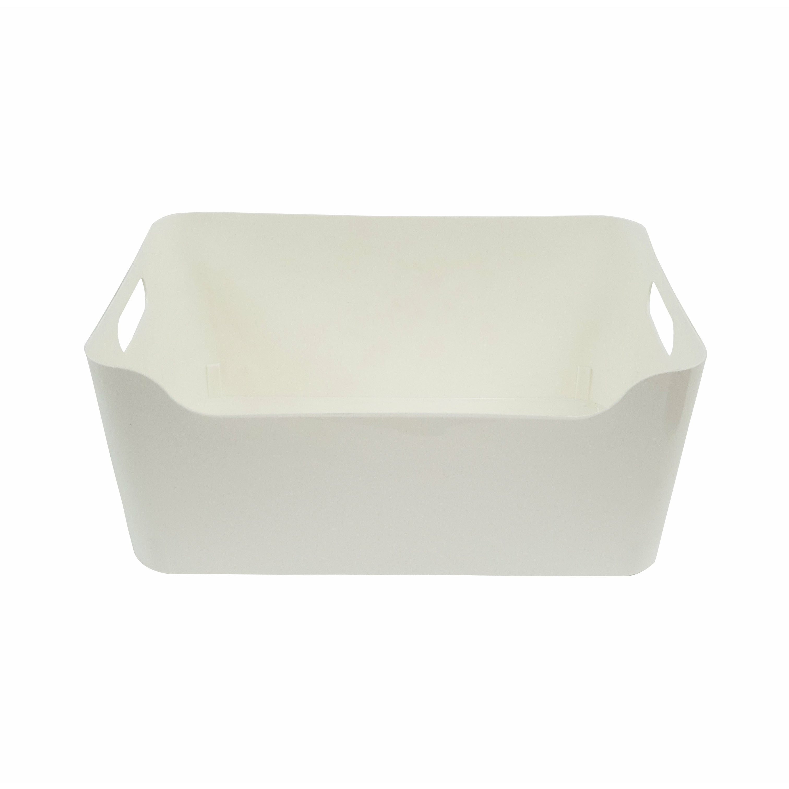 Canasta blanca 13 x 9.5 x 5.75"