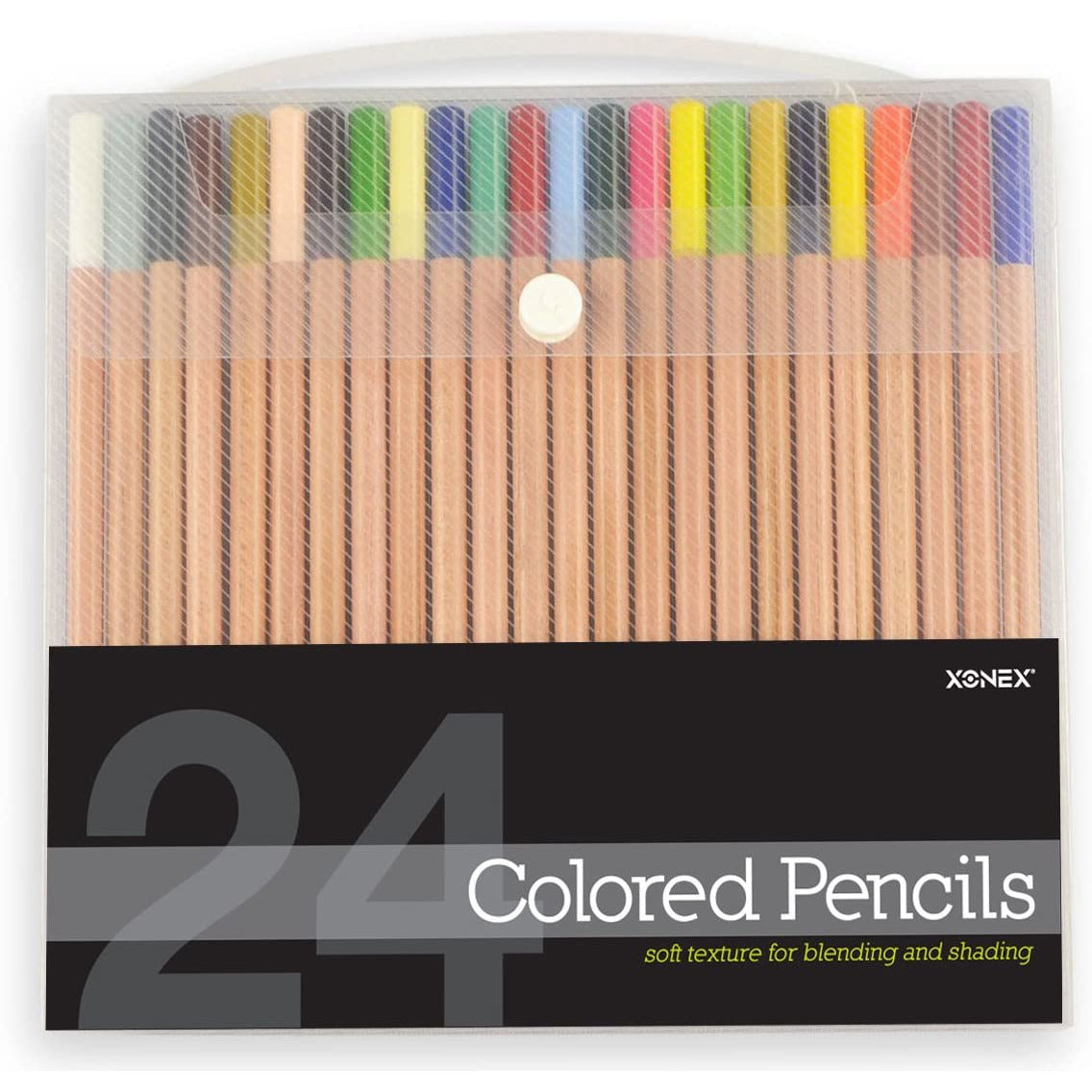24 COLORED PENCILS
