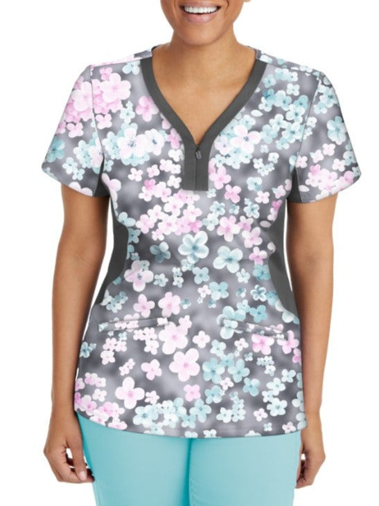 Yoga Zip Y-Neck Top Dreamy Days