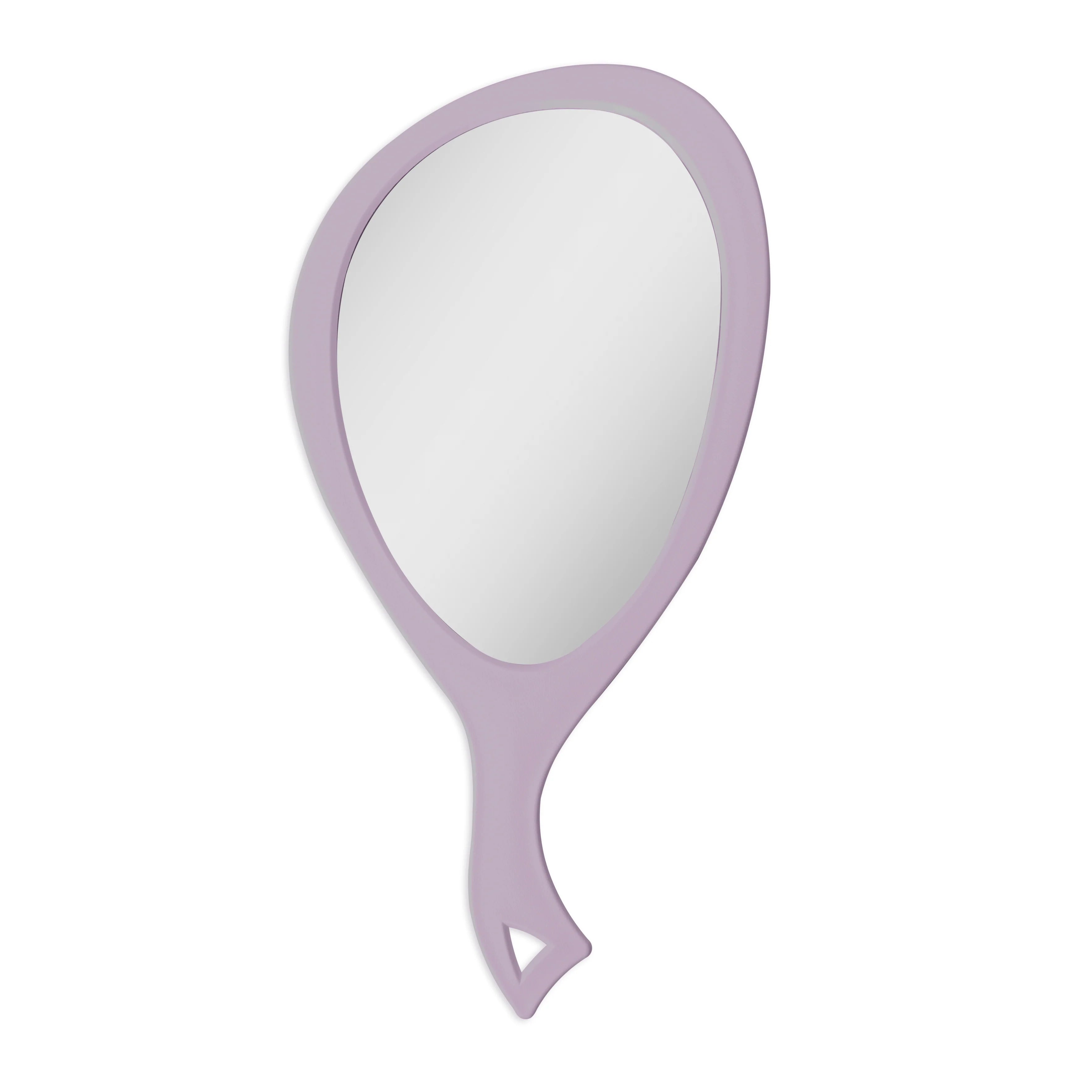 Teardrop Oval Hand Mirror 1X Lavander