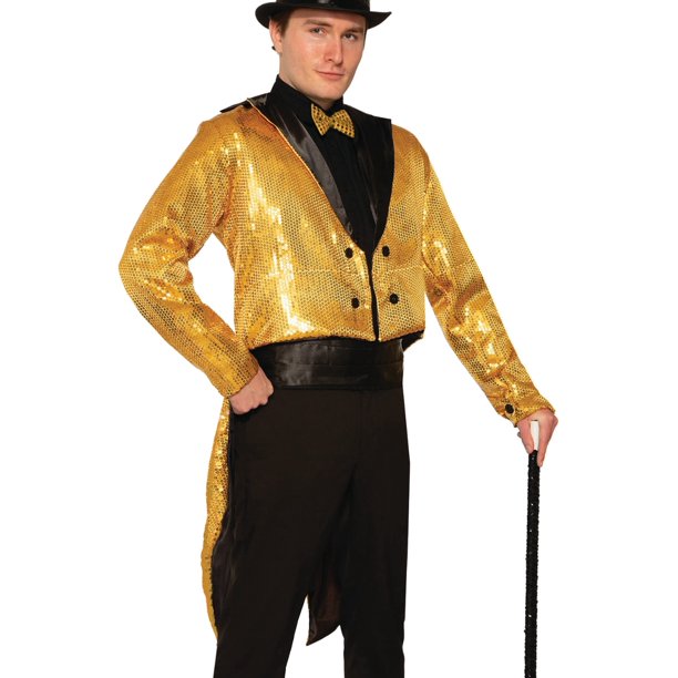 Gold Sequin tailcoat