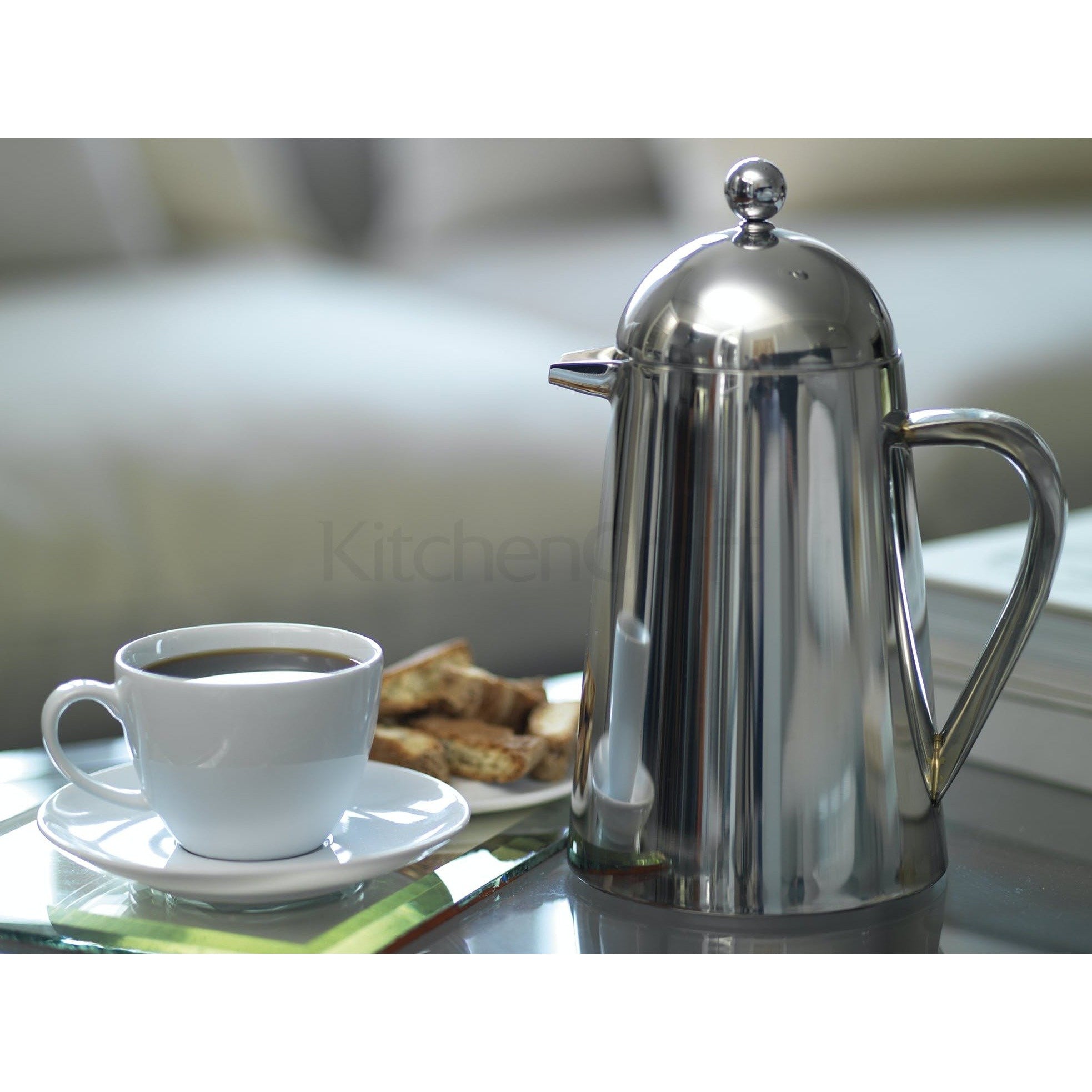 Thermique Insulated 3-Cup Cafetiere French Press Coffee Maker Steel
